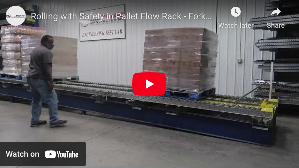 pallet flow rack - Mallard Mfg